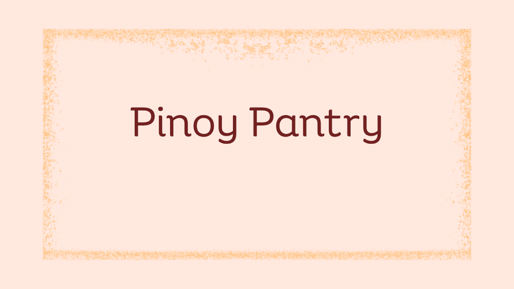 Filipino Snacks and Cooking Ingredients