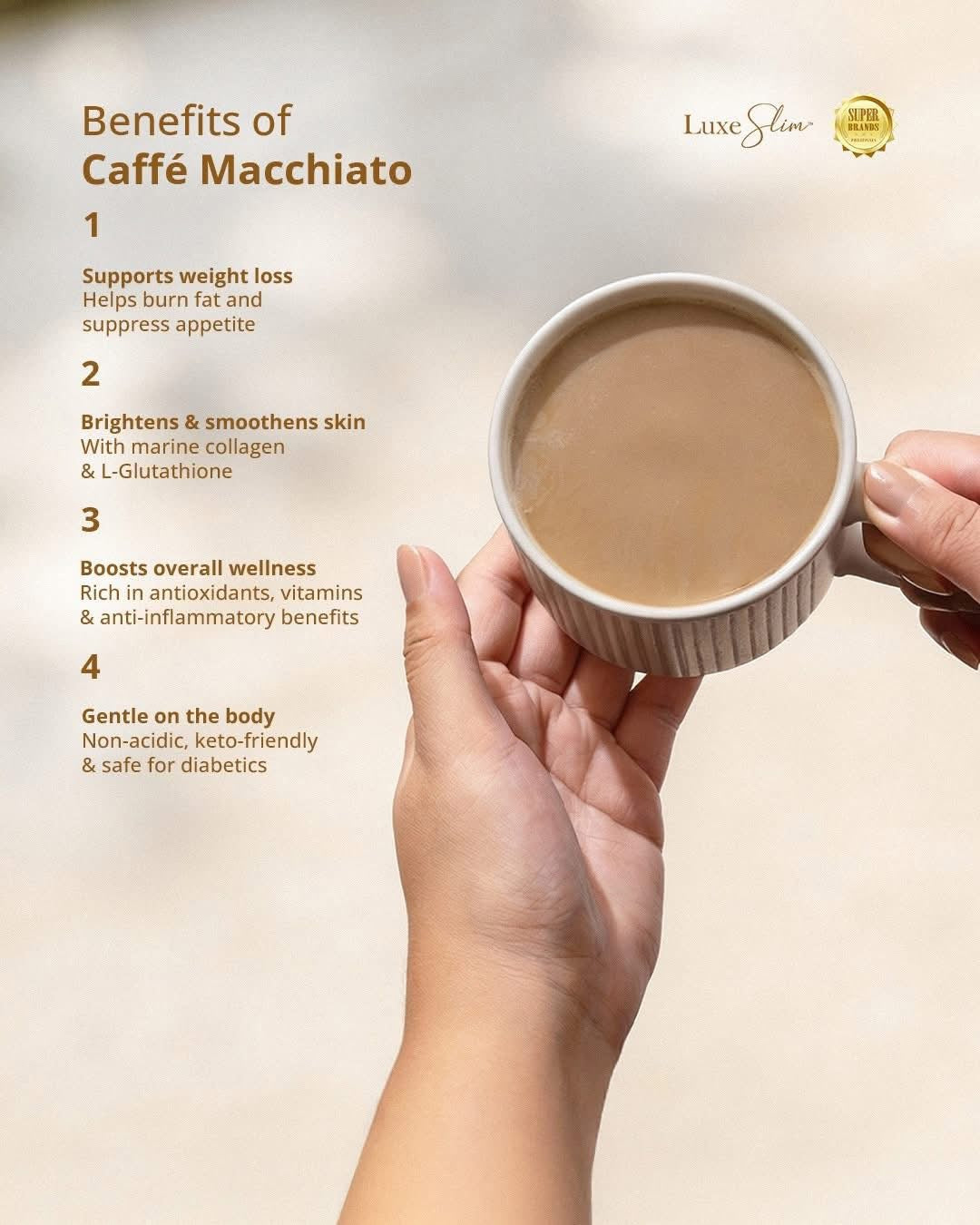 Luxe Slim Caff Macchiato 8 sachets Tita Guapa's House of Beauty Products Luxe Slim Caff Macchiato 8 sachets Tita Guapa's House of Beauty Products