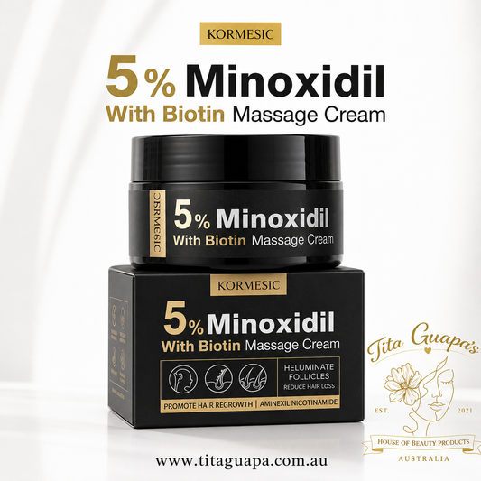KORMESIC 5% Minoxidil With Biotin Scalp Massage Cream – 100g