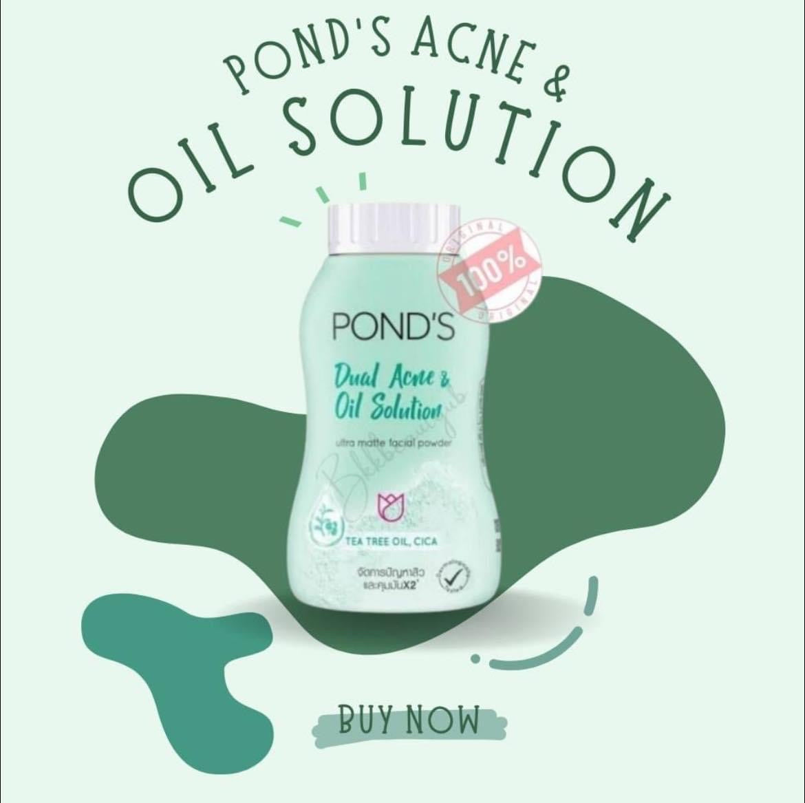 Pond's Dual Acne and Oil Solution Ultra Matte Facial Powder 50g