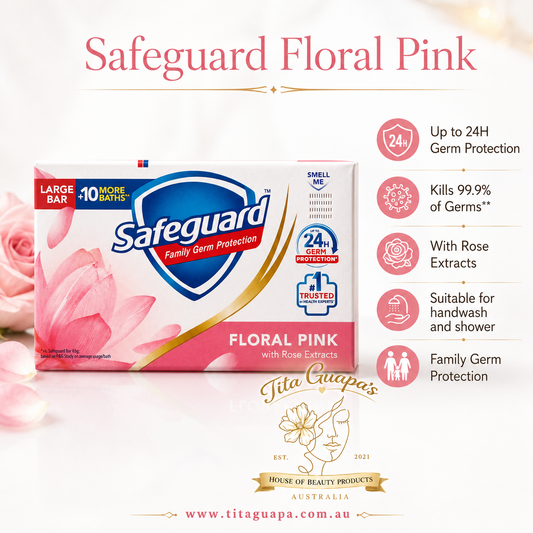 Safeguard Floral Pink with Rose Extracts Bar Soap 115g