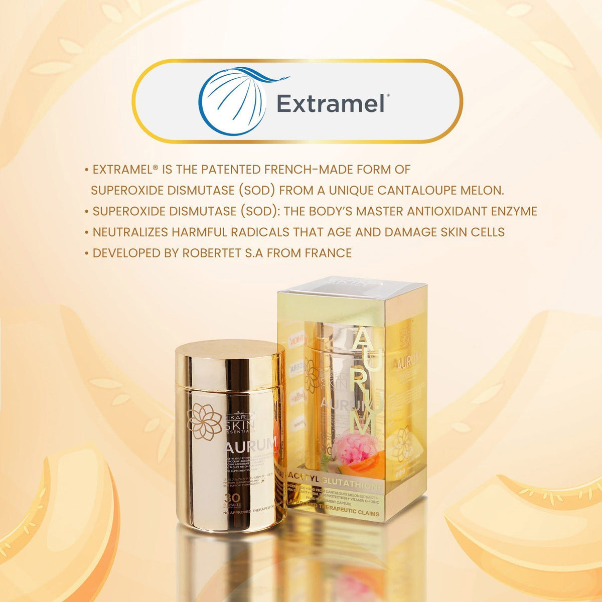Hikari Skin Essentials AURUM S-Acetyl Glutathione 30 caps
