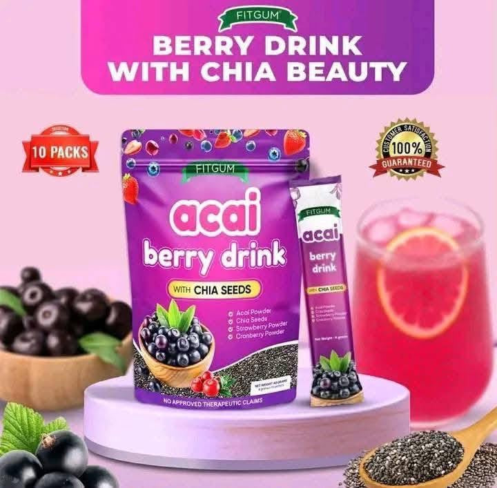 Fitgum Acai Berry Drink