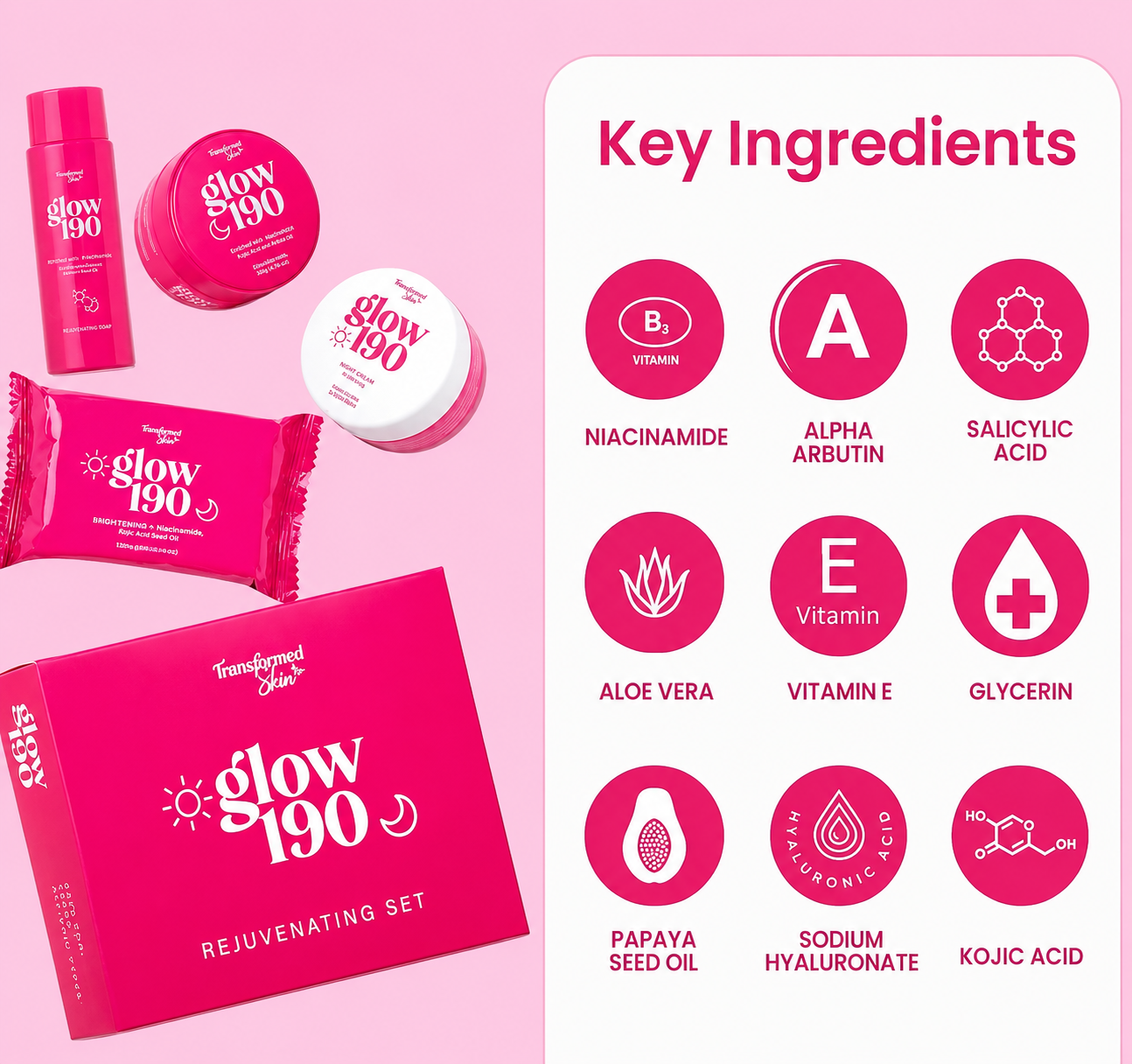 Glow 190 Rejuvenating Set