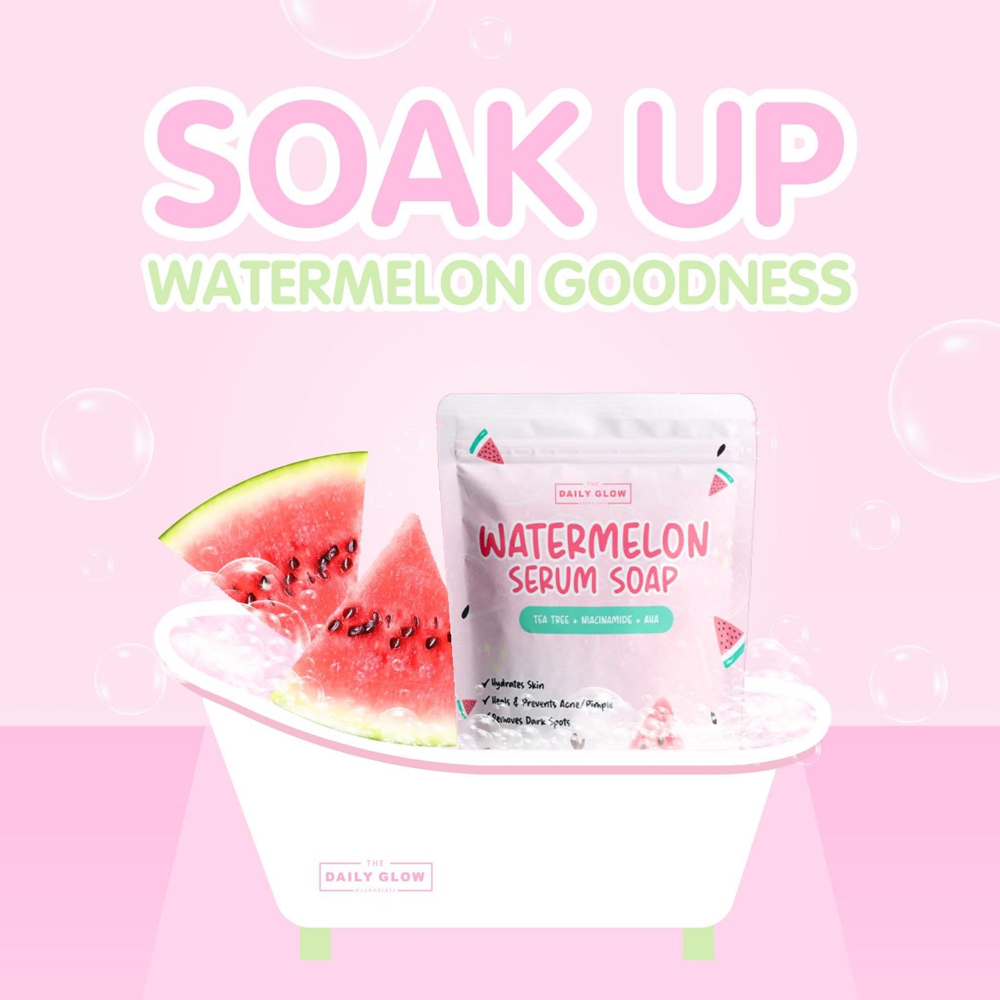 Watermelon Serum Soap 135g