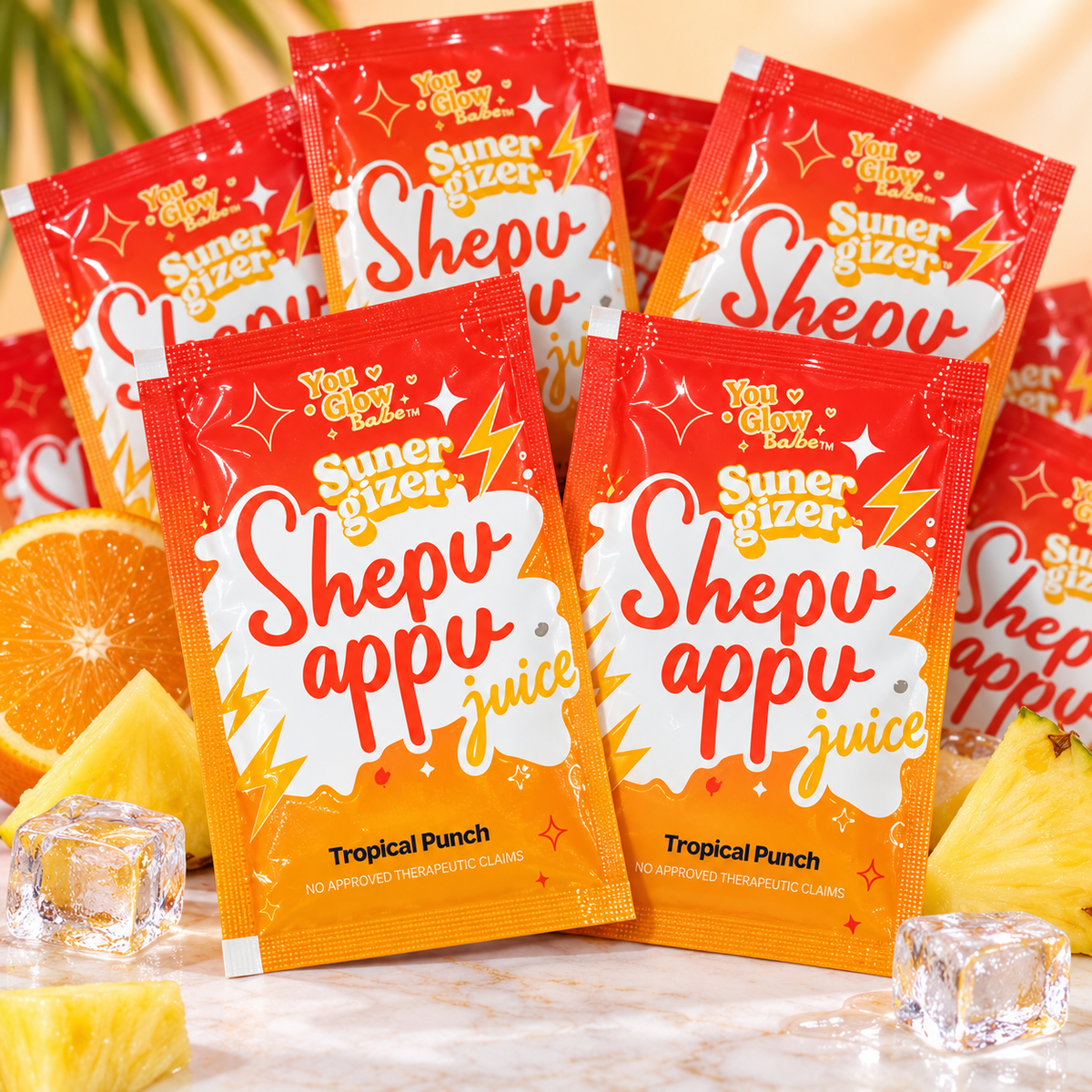 You Glow Babe Sunergizer Shepu Appu Juice – Tropical Punch (15g x 10 Sachets)