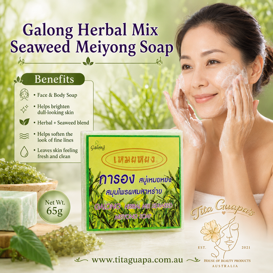 Galong Herbal Mix Seaweed Meiyong Soap – 65g