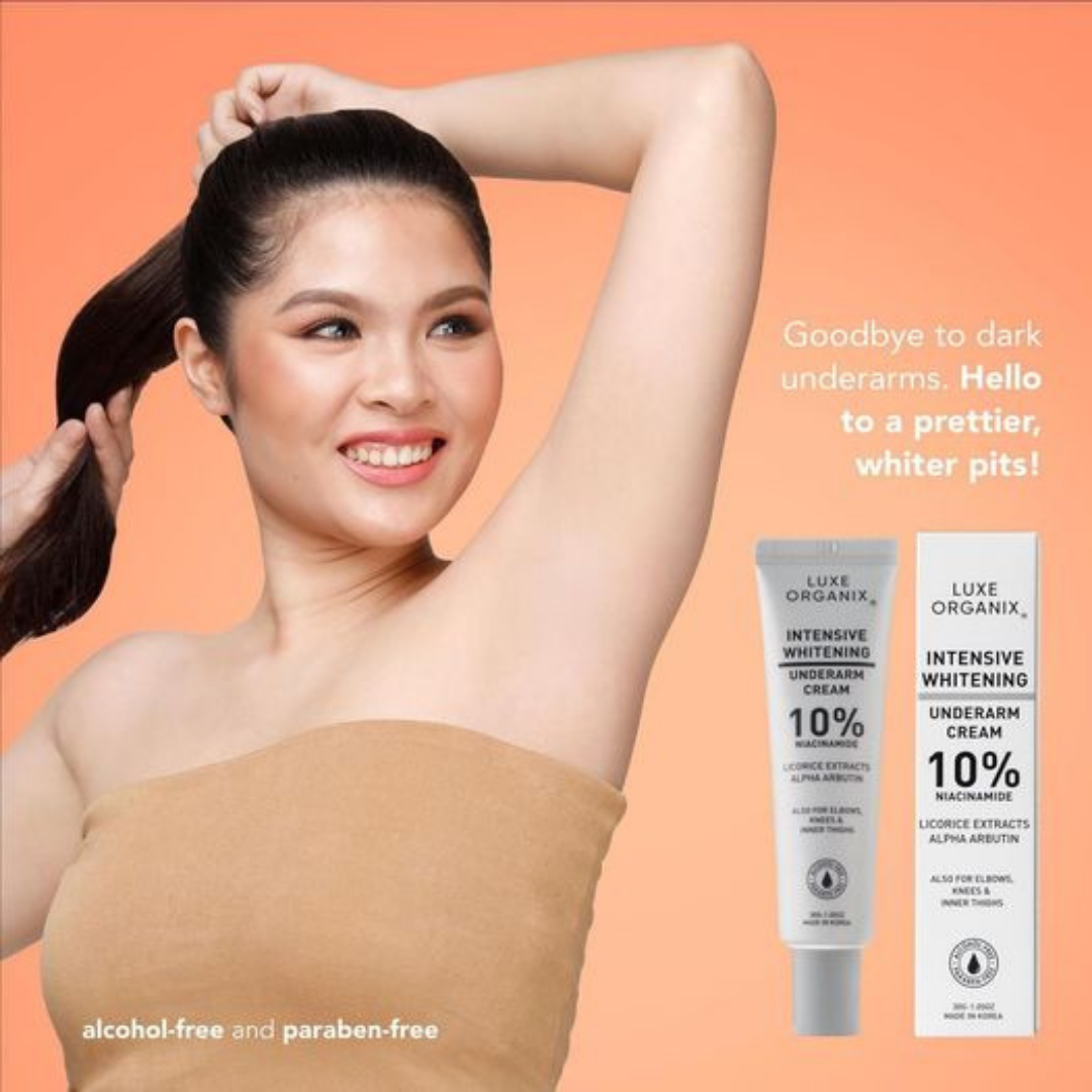 Luxe Organix Intensive Whitening Underarm Cream 10% Niacinamide – 40g