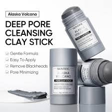 SKINTIFIC Alaska Volcano Pore Clay Stick 40g