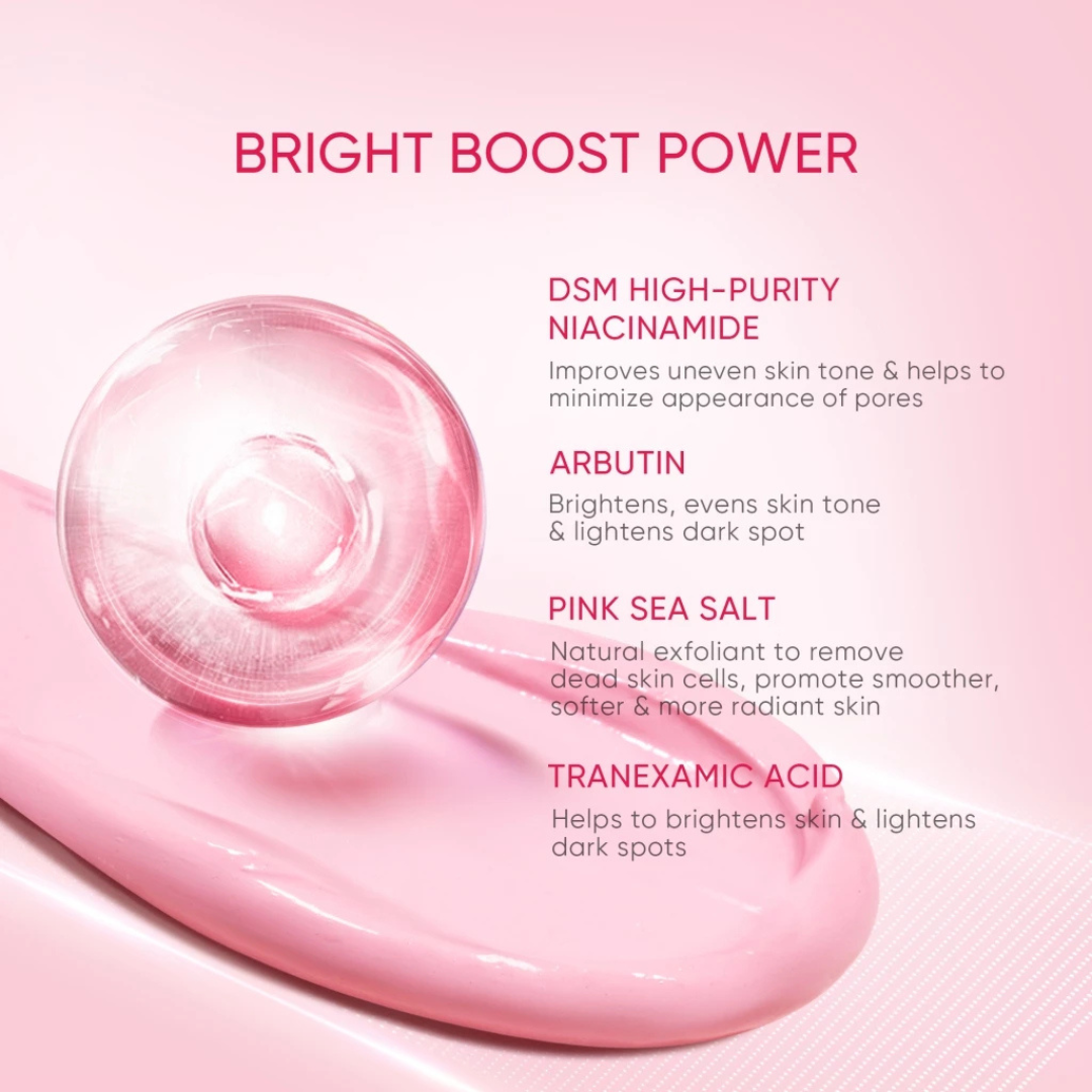 SKINTIFIC Niacinamide Bright Boost Clay Stick 40g