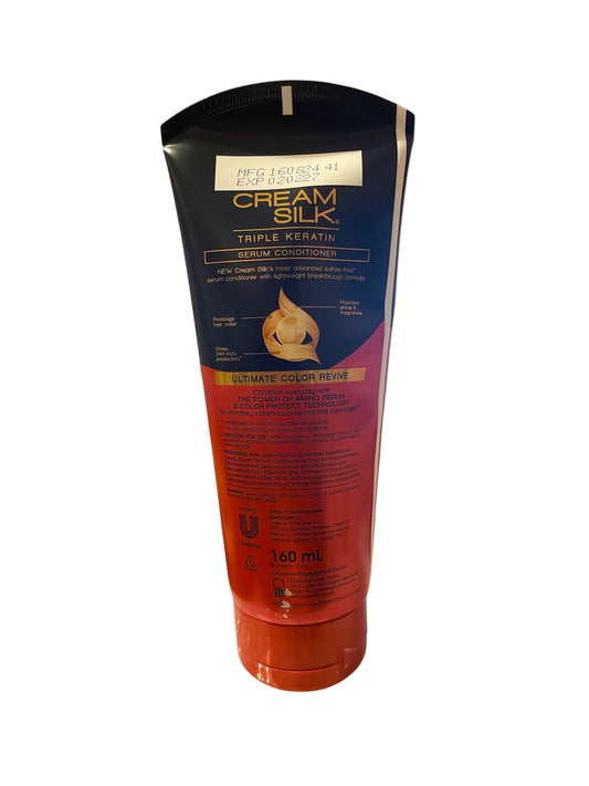 Cream Silk Triple AMINO Serum Conditioner Ultimate Color Revive 160ml
