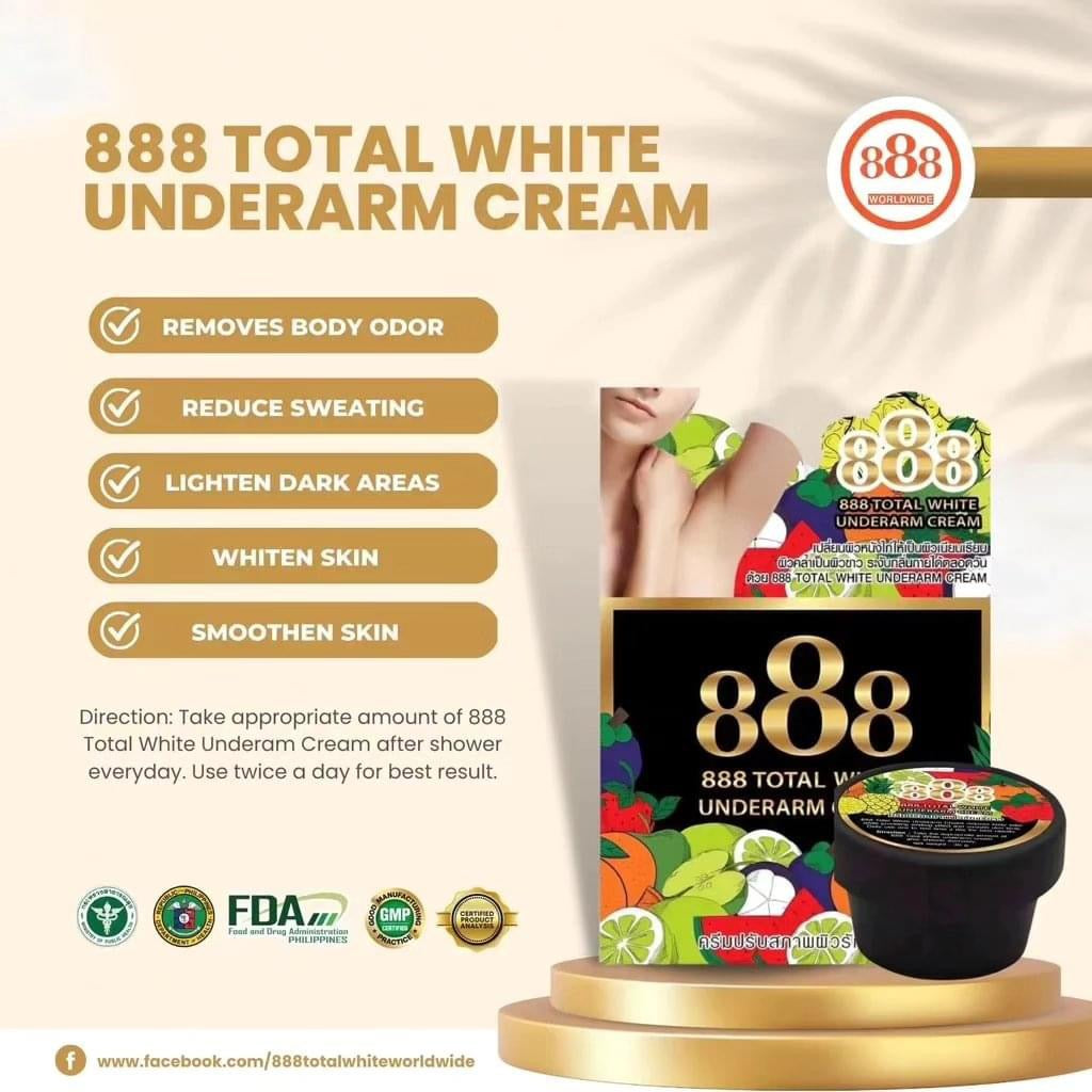 888 Total White Underarm Cream