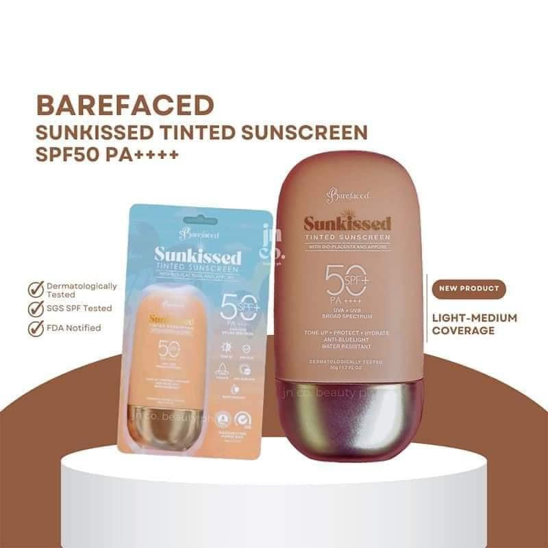 Barefaced Sunkissed Tinted Sunscreen SPF 50+ PA +++ 50g