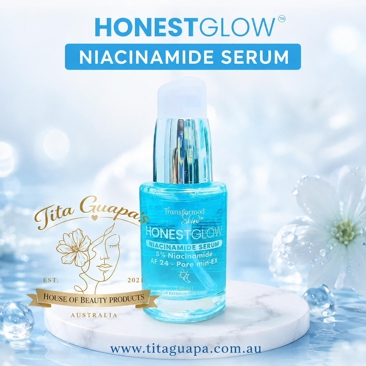 HonestGlow Niacinamide Serum 30ml