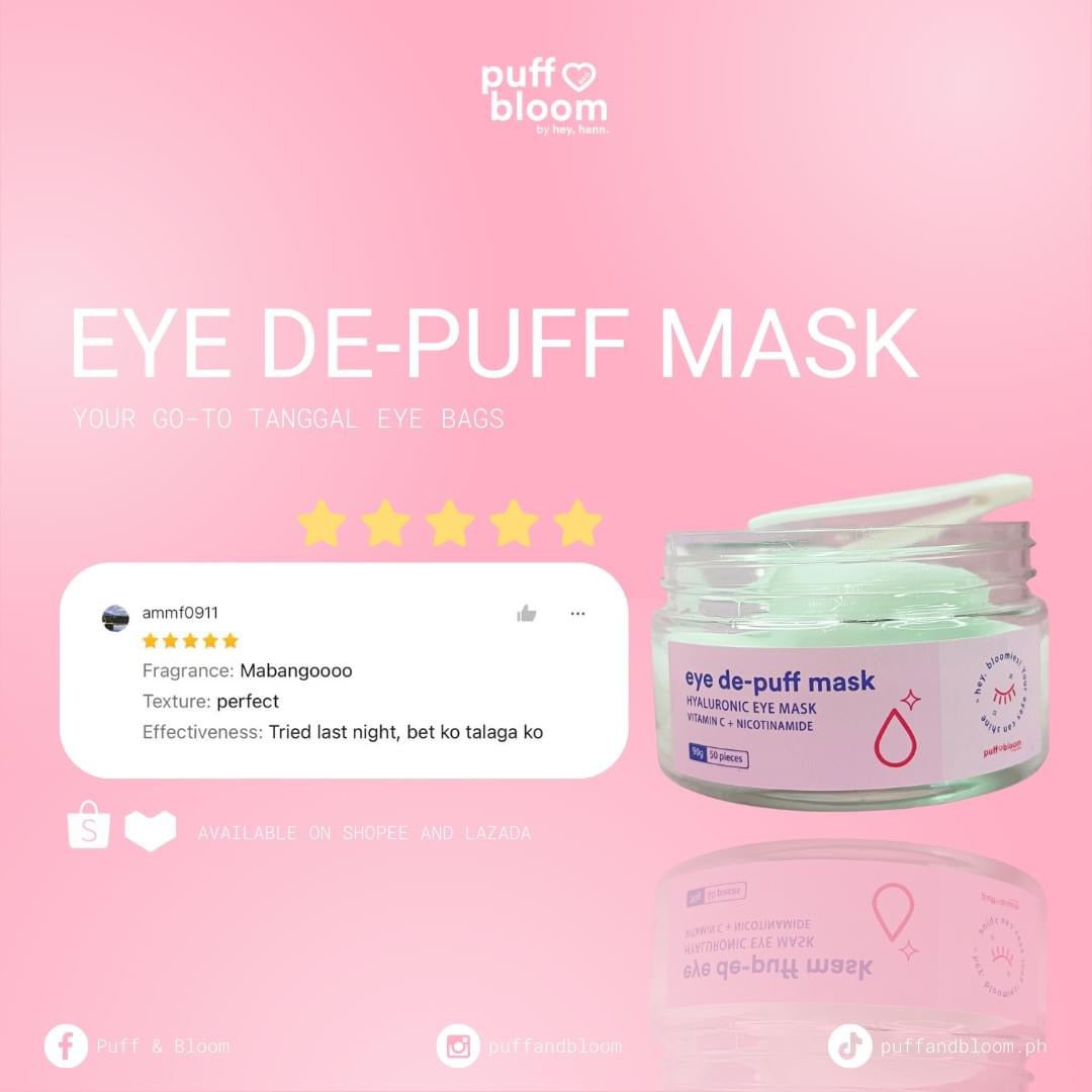 Eye DePuff Mask by Puff & Bloom Tita Guapa’s House of Beauty Products