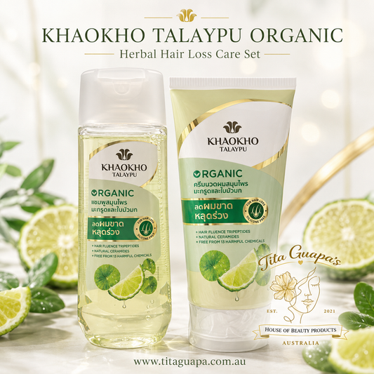 Khaokho Talaypu Organic Herbal Hair Loss Shampoo and Conditioner