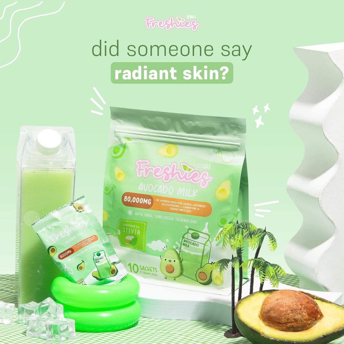 Freshies Avocado Milk C0llagen Drink