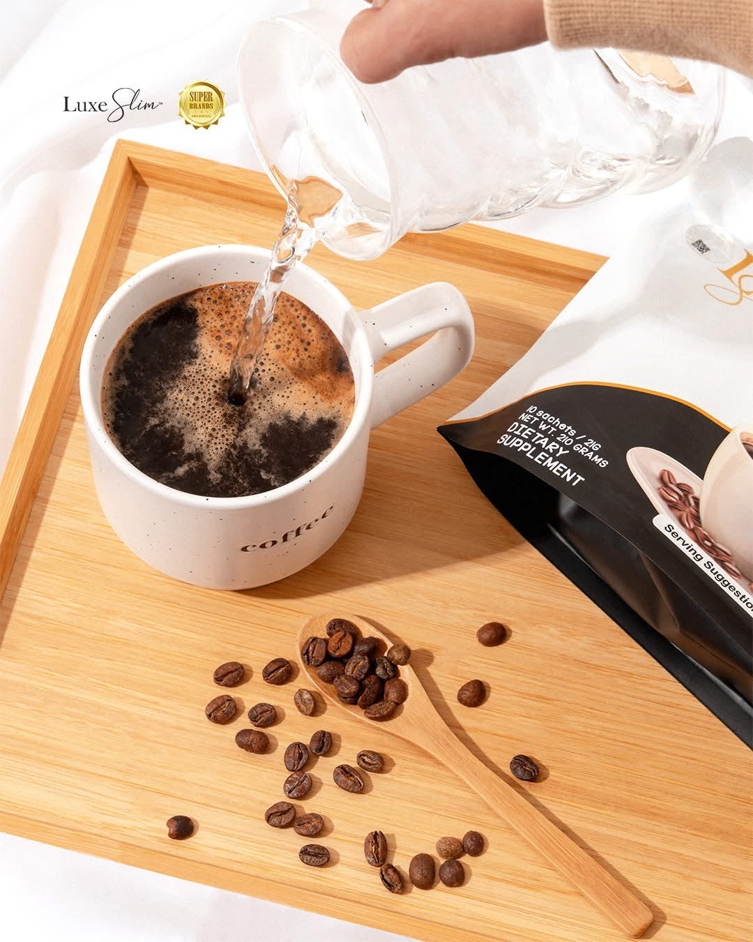 Luxe Slim Caffé Black 8 sachets