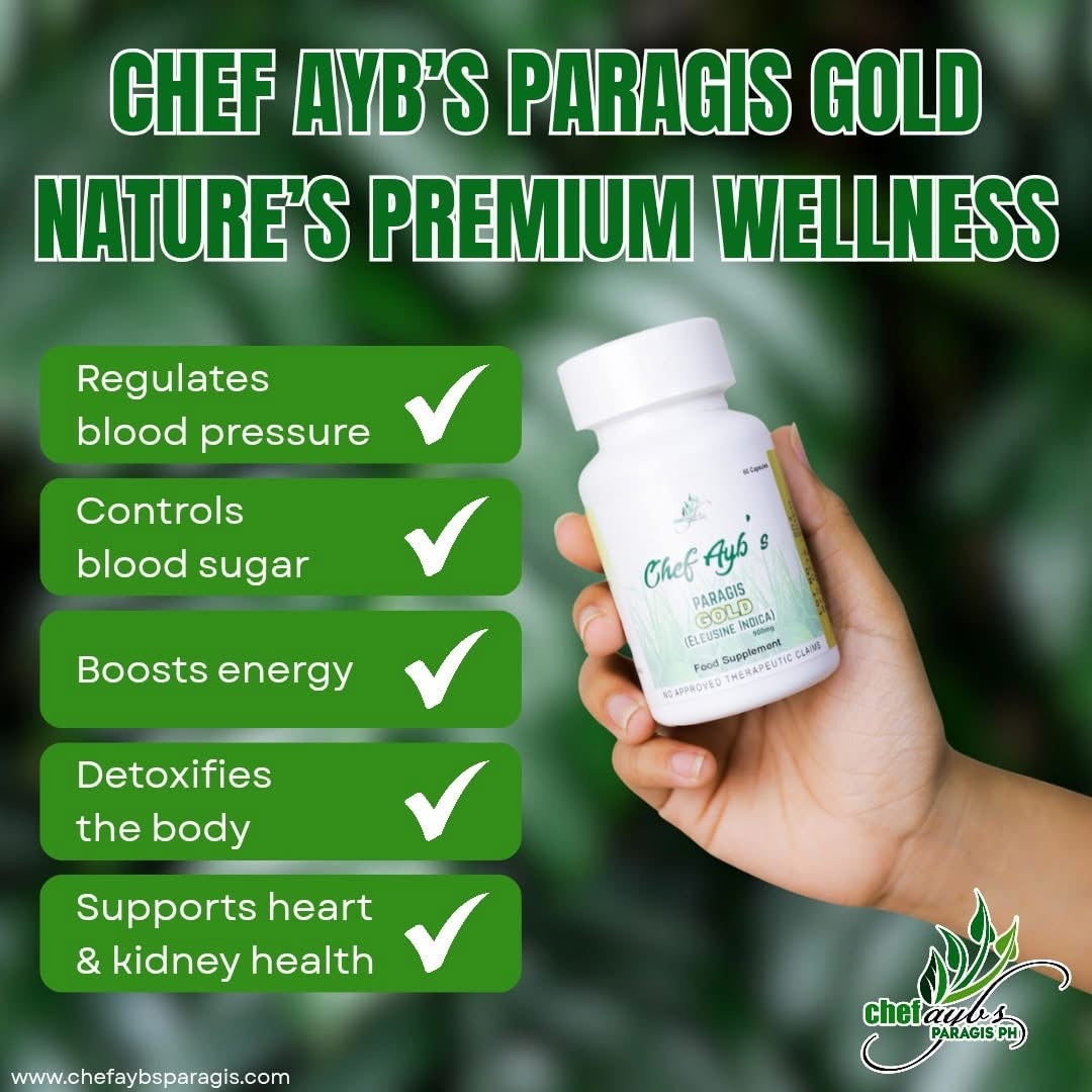 Chef Ayb’s Paragis Gold (Eleusine Indica) – 60 Caps