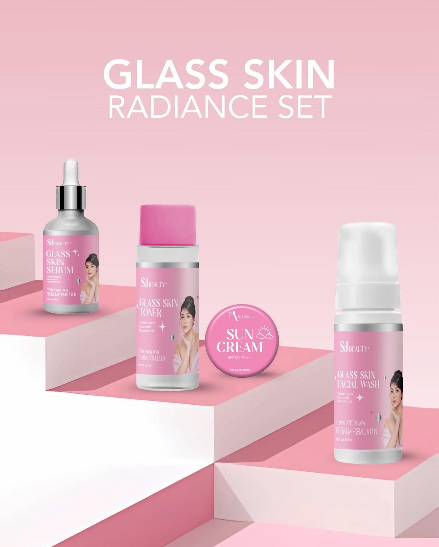 S&J Beauty Glass Skin Radiance Set
