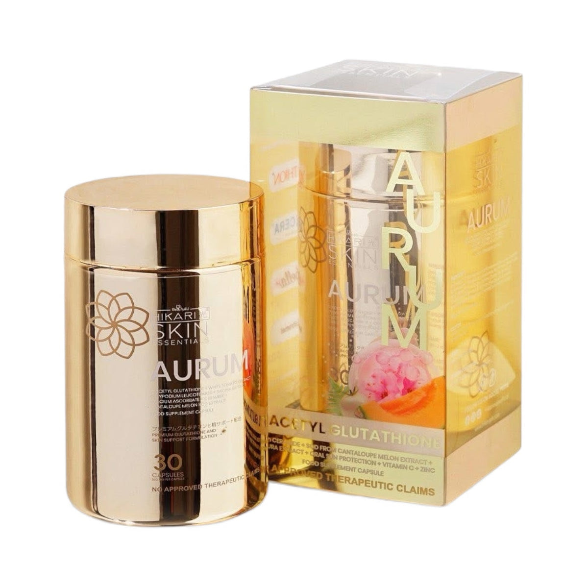 Hikari Skin Essentials AURUM S-Acetyl Glutathione 30 caps