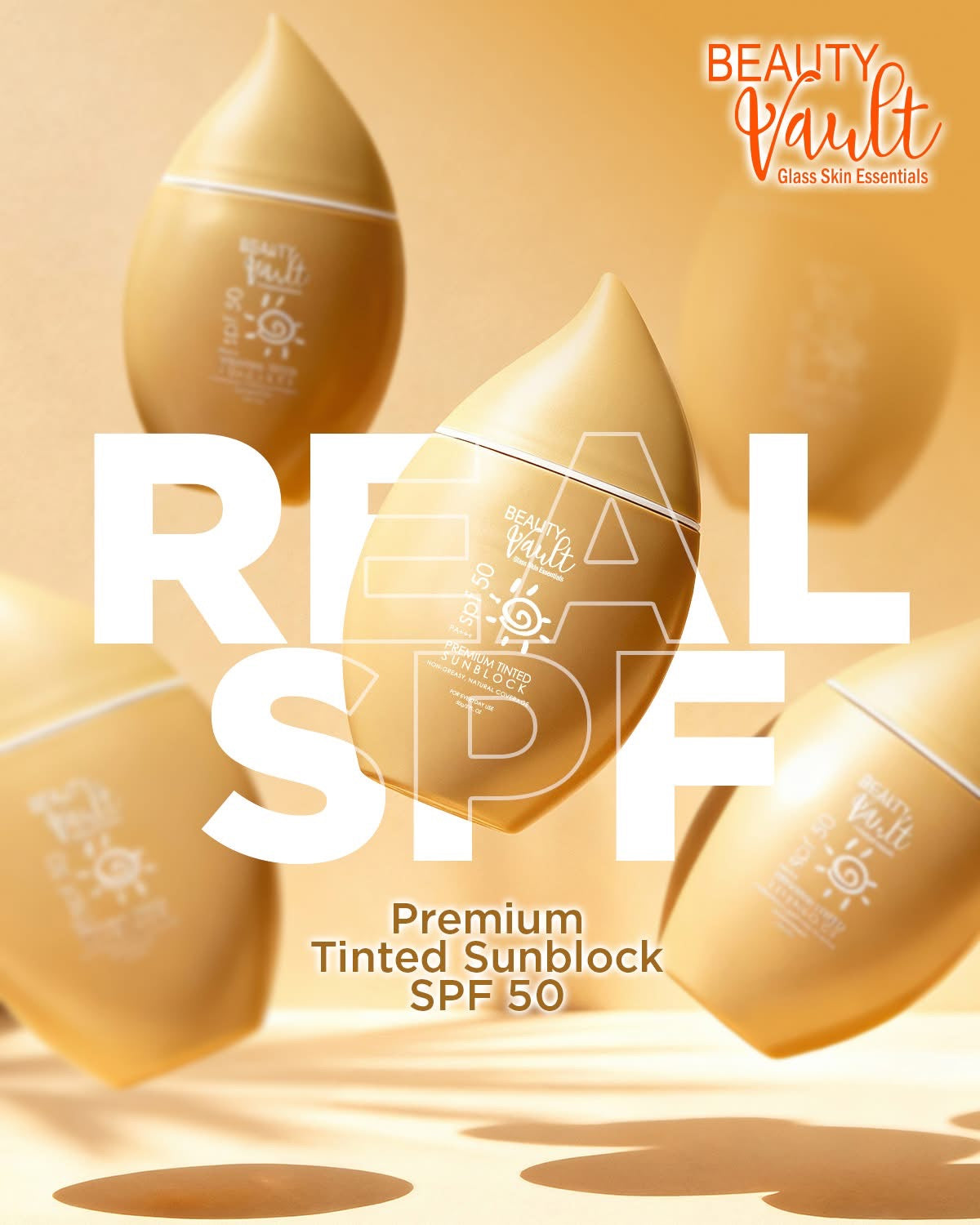 Beauty Vault Premium Tinted Sunblock 50g
