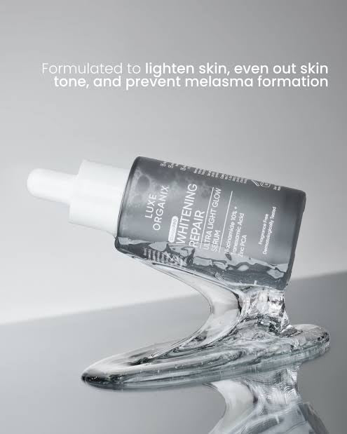 Luxe Organix ClinicalPRO Whitening Repair Ultra Light Glow Serum 30ml