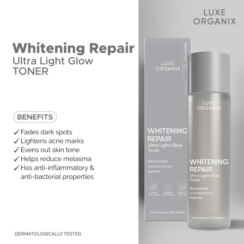 Luxe Organix ClinicalPRO Whitening Repair Ultra Light Glow Serum 30ml