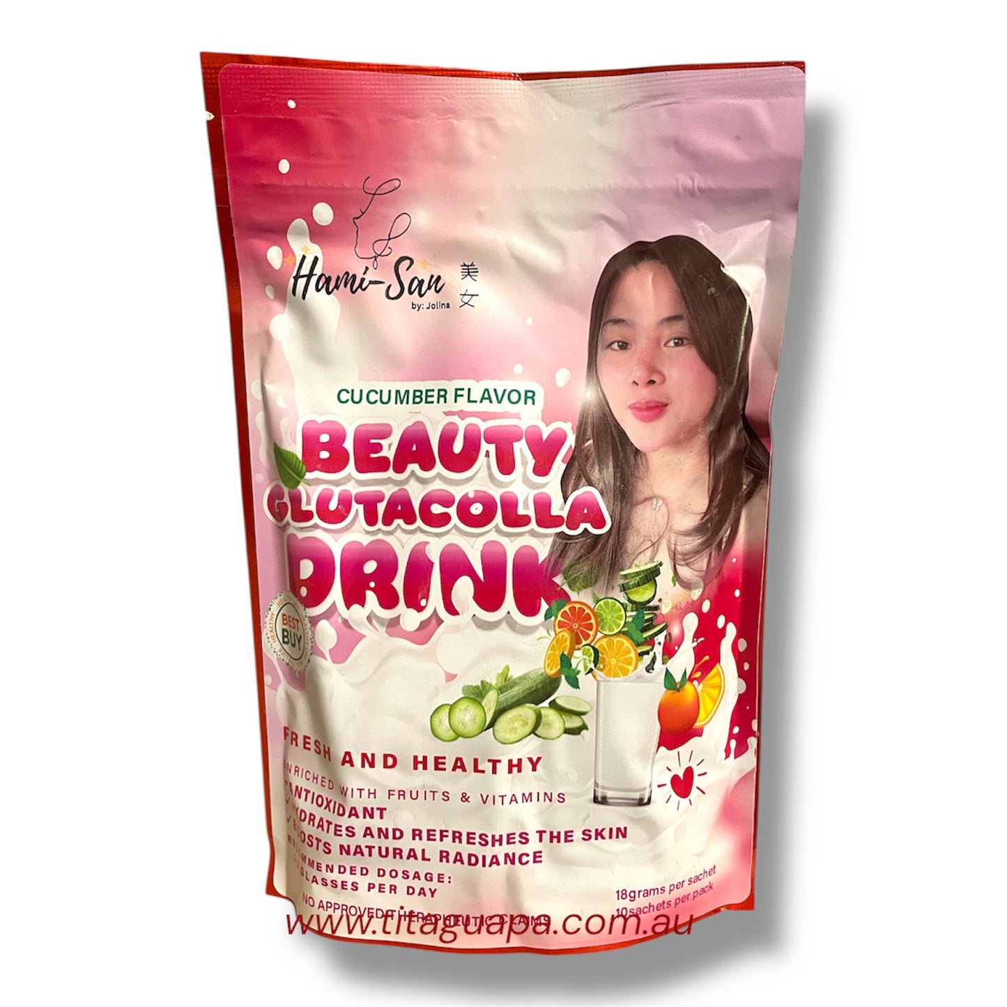 Hami-San Beauty Glutacolla Drink – Cucumber Flavor