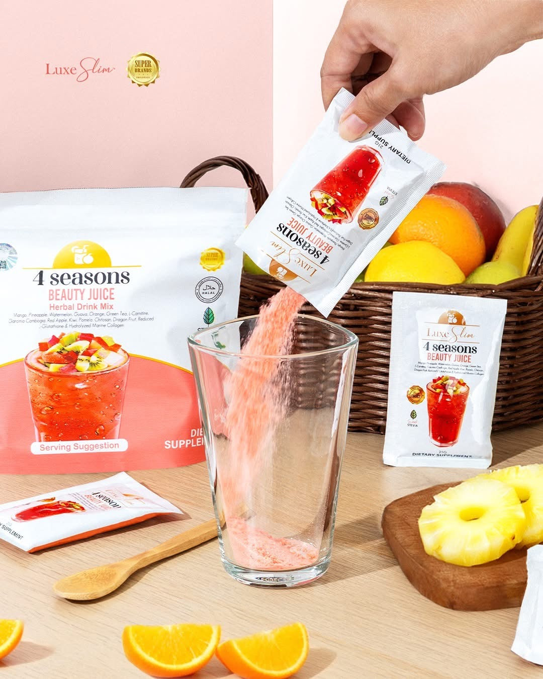 Luxe Slim Beauty Juice 4 Seasons 8 sachets
