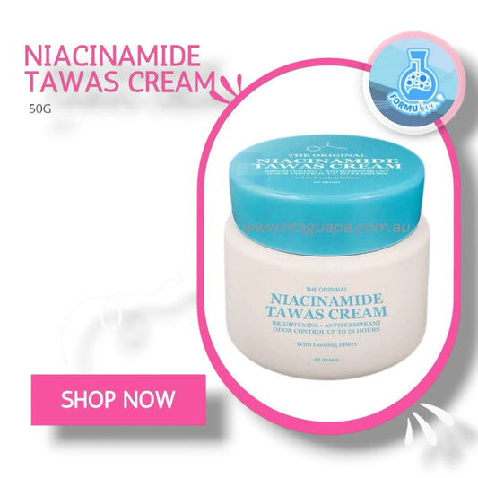 Niacinamide Tawas Cream 50g (Underarm)