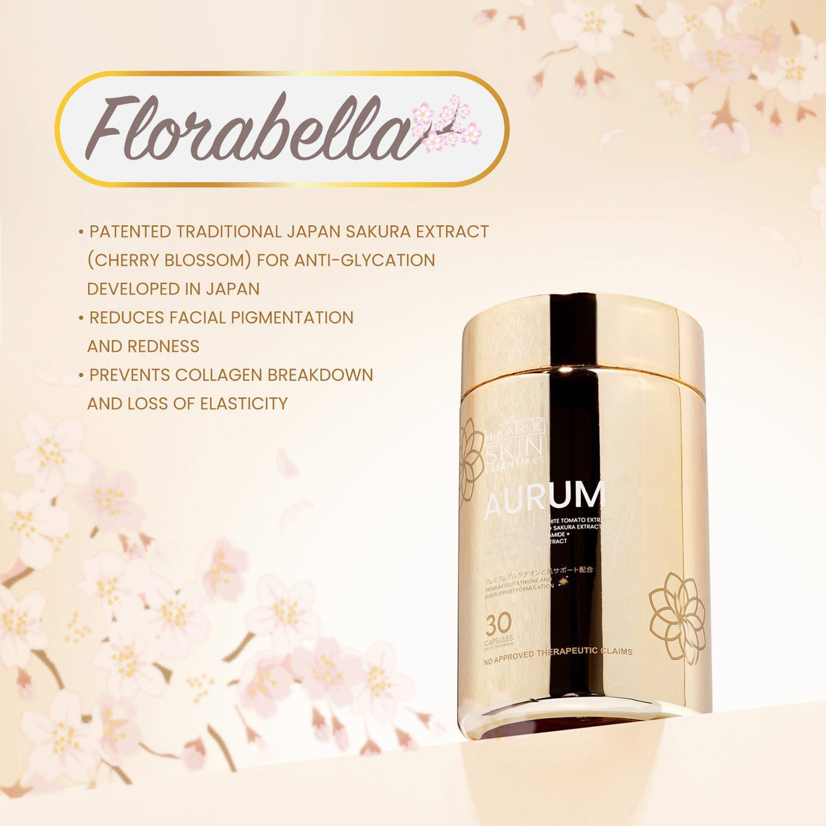 Hikari Skin Essentials AURUM S-Acetyl Glutathione 30 caps – Tita Guapa's  House of Beauty Products