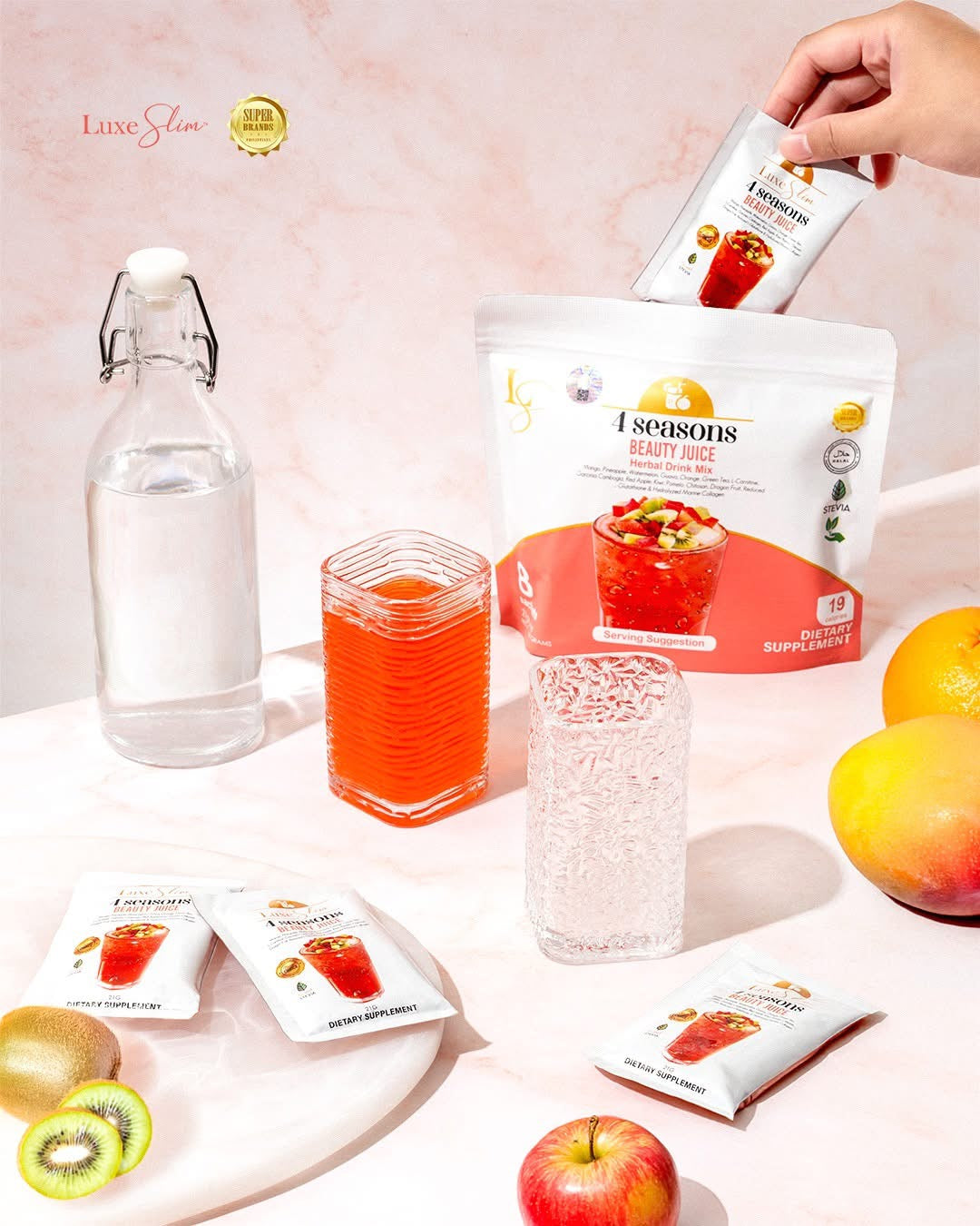 Luxe Slim Beauty Juice 4 Seasons 8 sachets