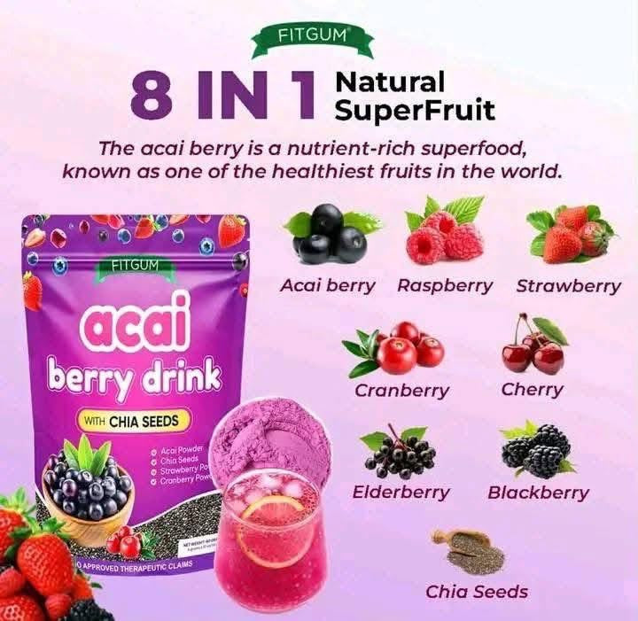 Fitgum Acai Berry Drink