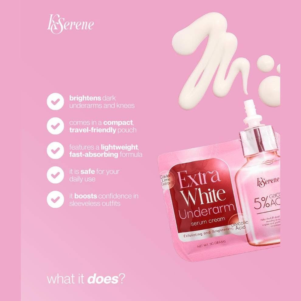 Extra White Underarm Serum Cream 30g