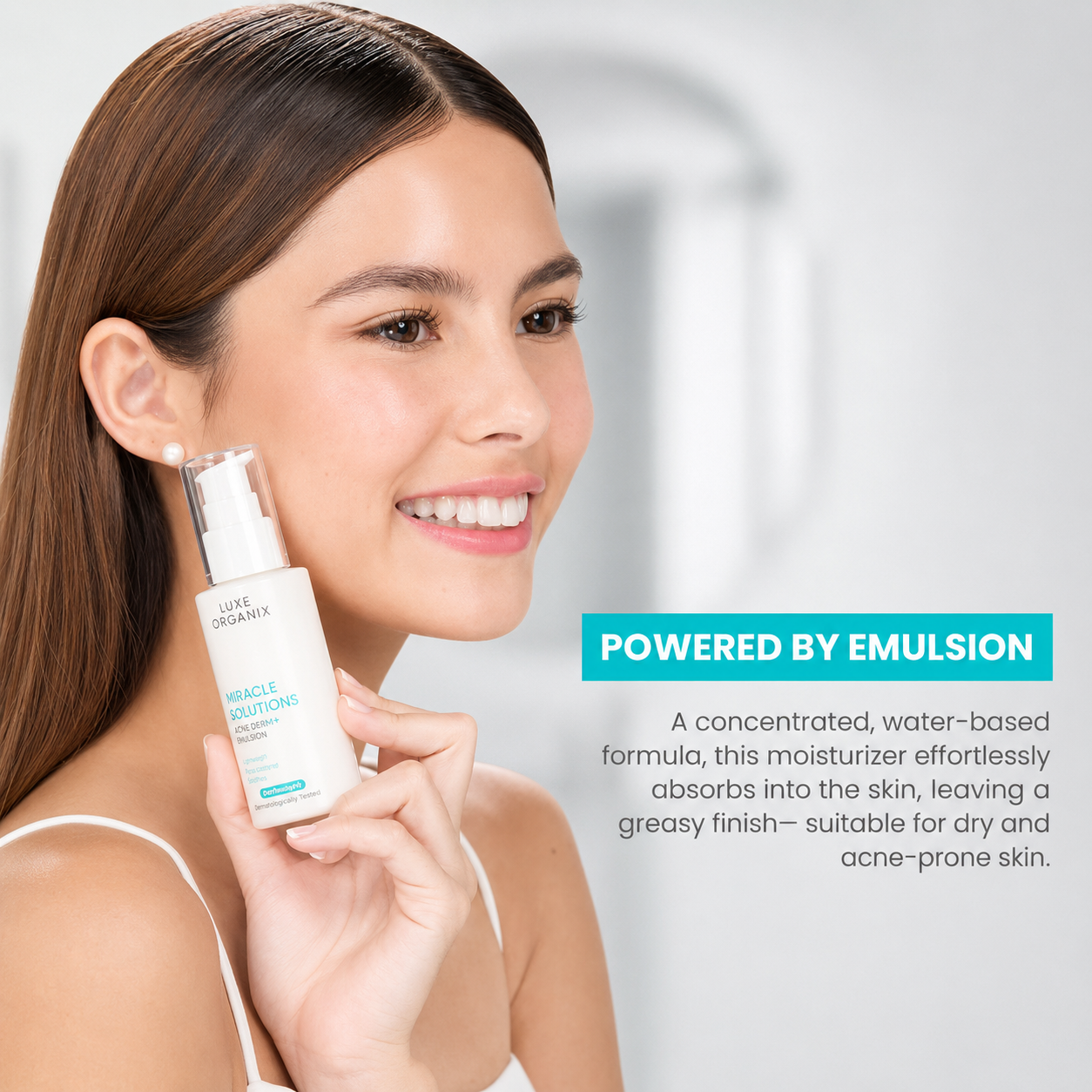 Luxe Organix Miracle Solutions Acne Derm+ Emulsion 80ml