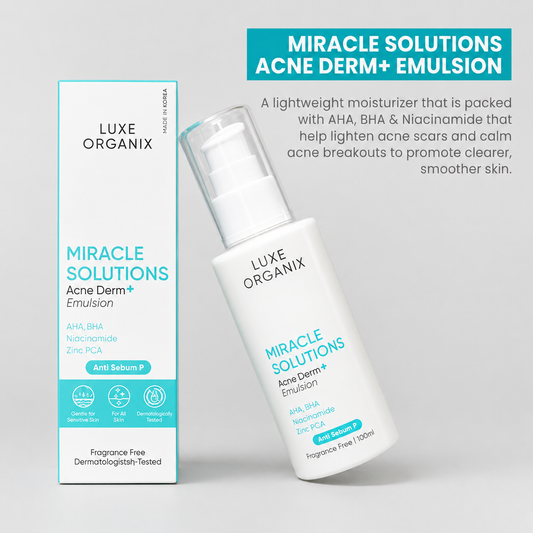 Luxe Organix Miracle Solutions Acne Derm+ Emulsion 80ml