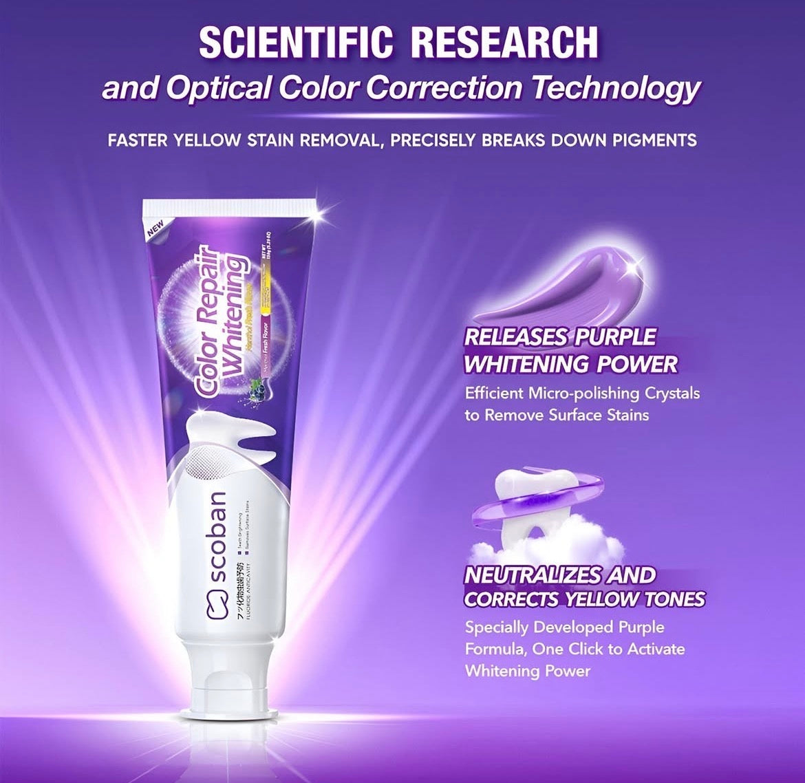 Scoban Color Repair Whitening Toothpaste 150g