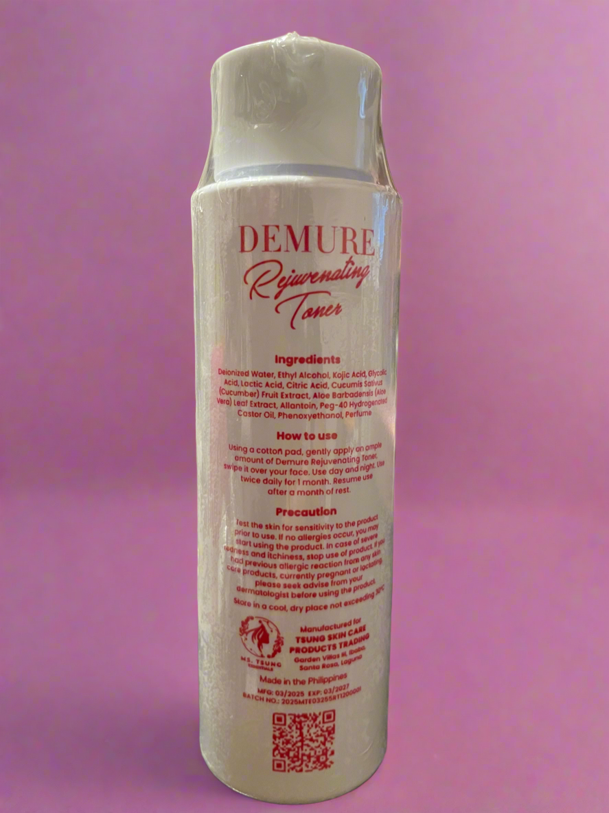 Ms. Tsung Demure Rejuvenating Toner 120ml - NEW LOOK!