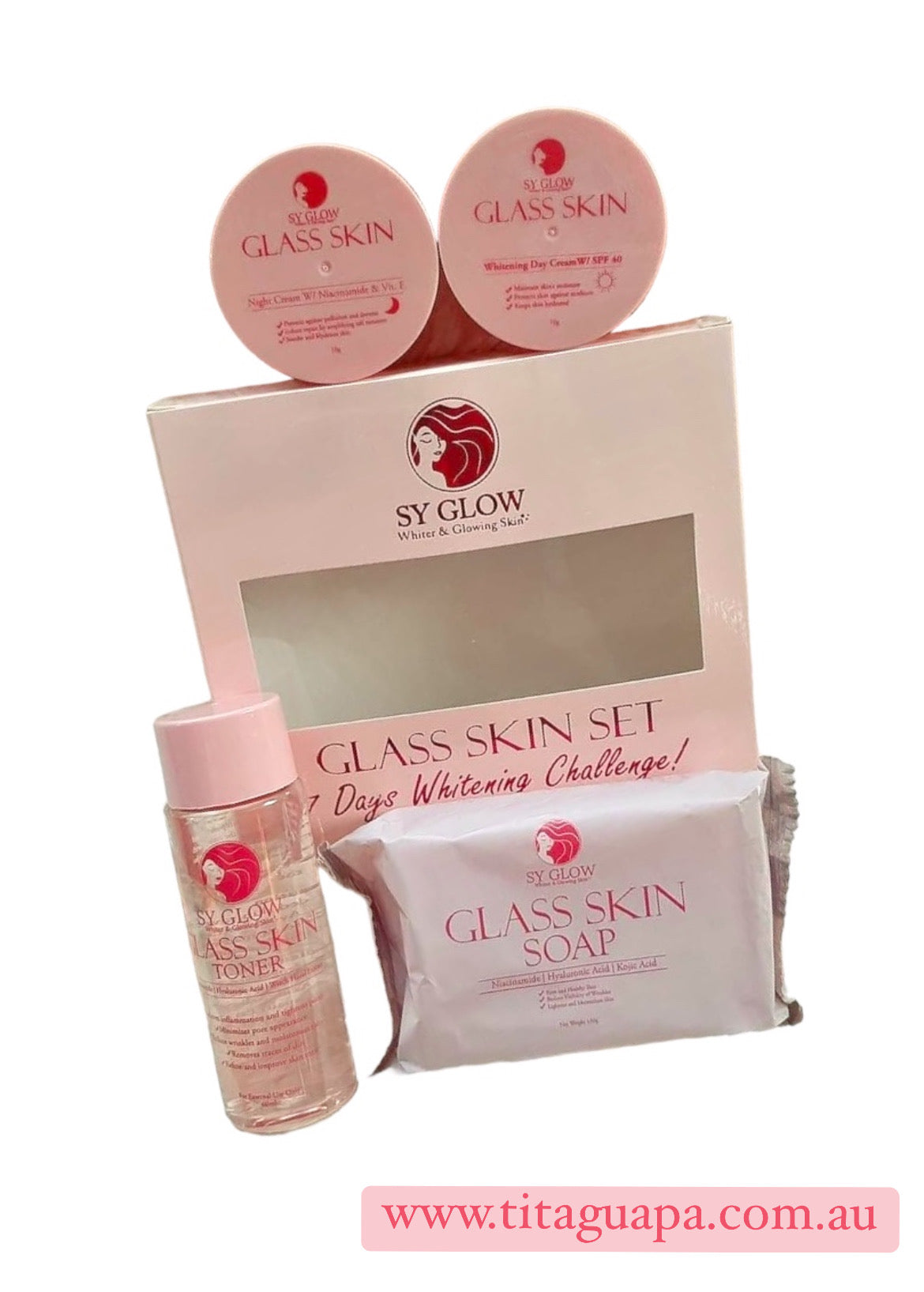 SY Glow Glass Skin Set 7 Days Whitening Challenge!