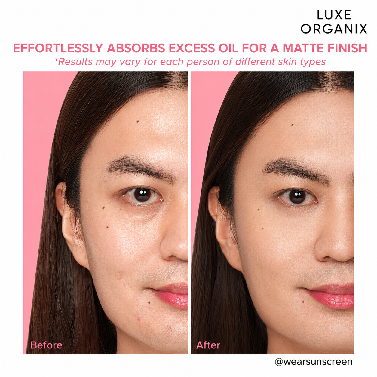 Luxe Organix UV Matte Powder SPF 50 PA++++ – Natural