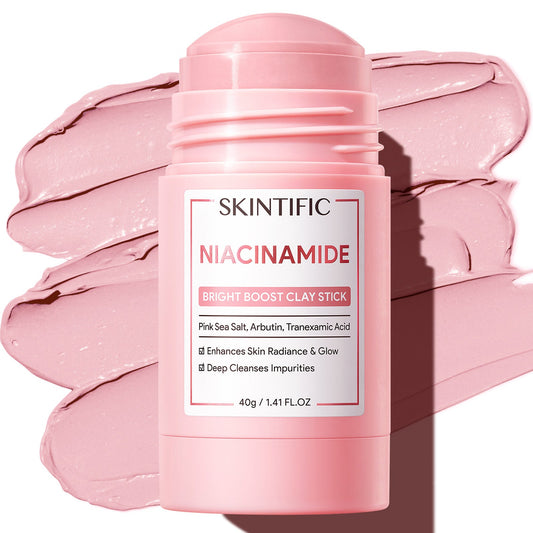 SKINTIFIC Niacinamide Bright Boost Clay Stick 40g