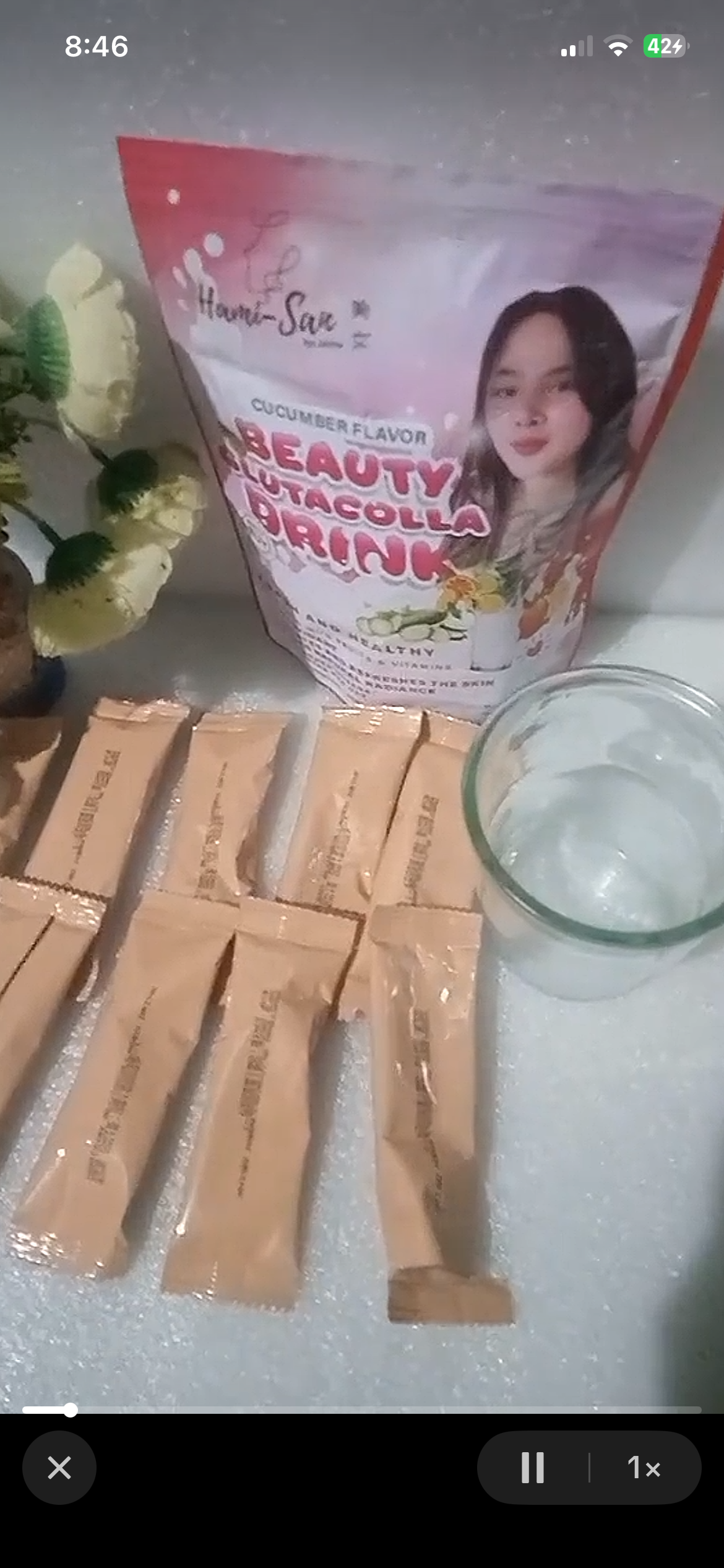 Hami-San Beauty Glutacolla Drink – Cucumber Flavor