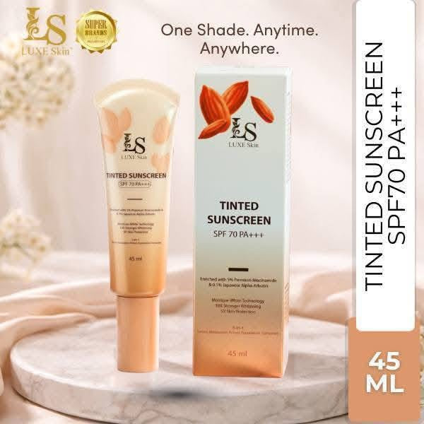 Luxe Skin Tinted Sunscreen SPF70 PA+++  45ml