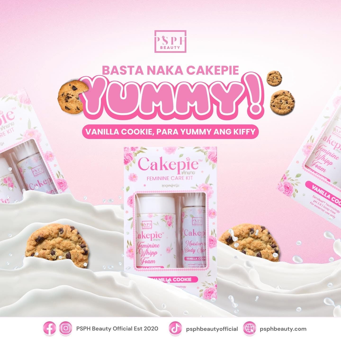 Cakepie Feminine Care Kit - Vanilla Cookie