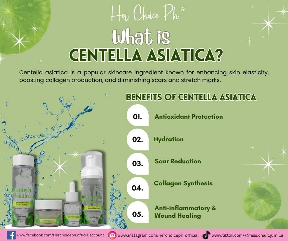 Her Choice Ph Centella Asciatica Premium Repair Set