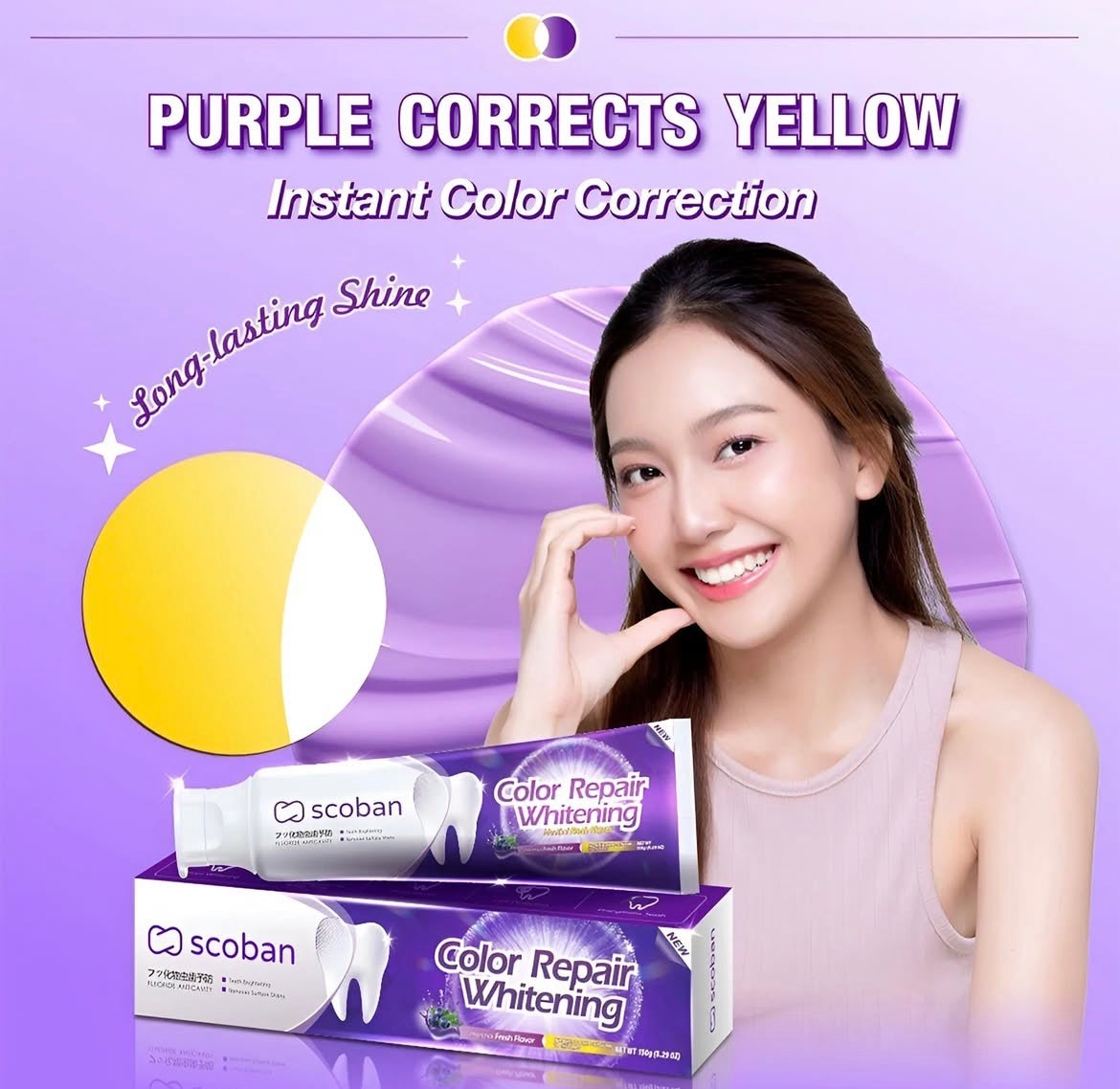 Scoban Color Repair Whitening Toothpaste 150g