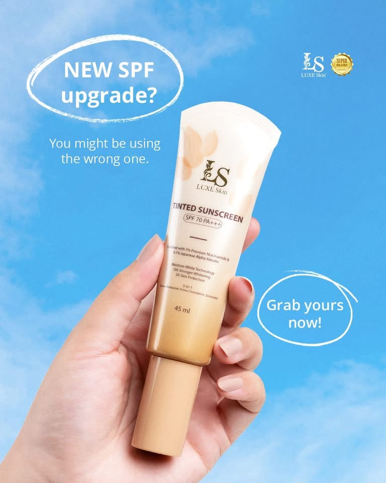 Luxe Skin Tinted Sunscreen SPF70 PA+++  45ml