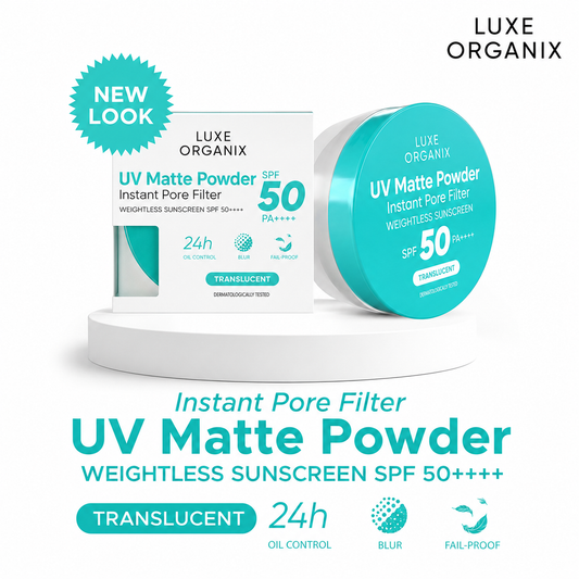 Luxe Organix UV Matte Powder SPF 50 PA++++ – Translucent