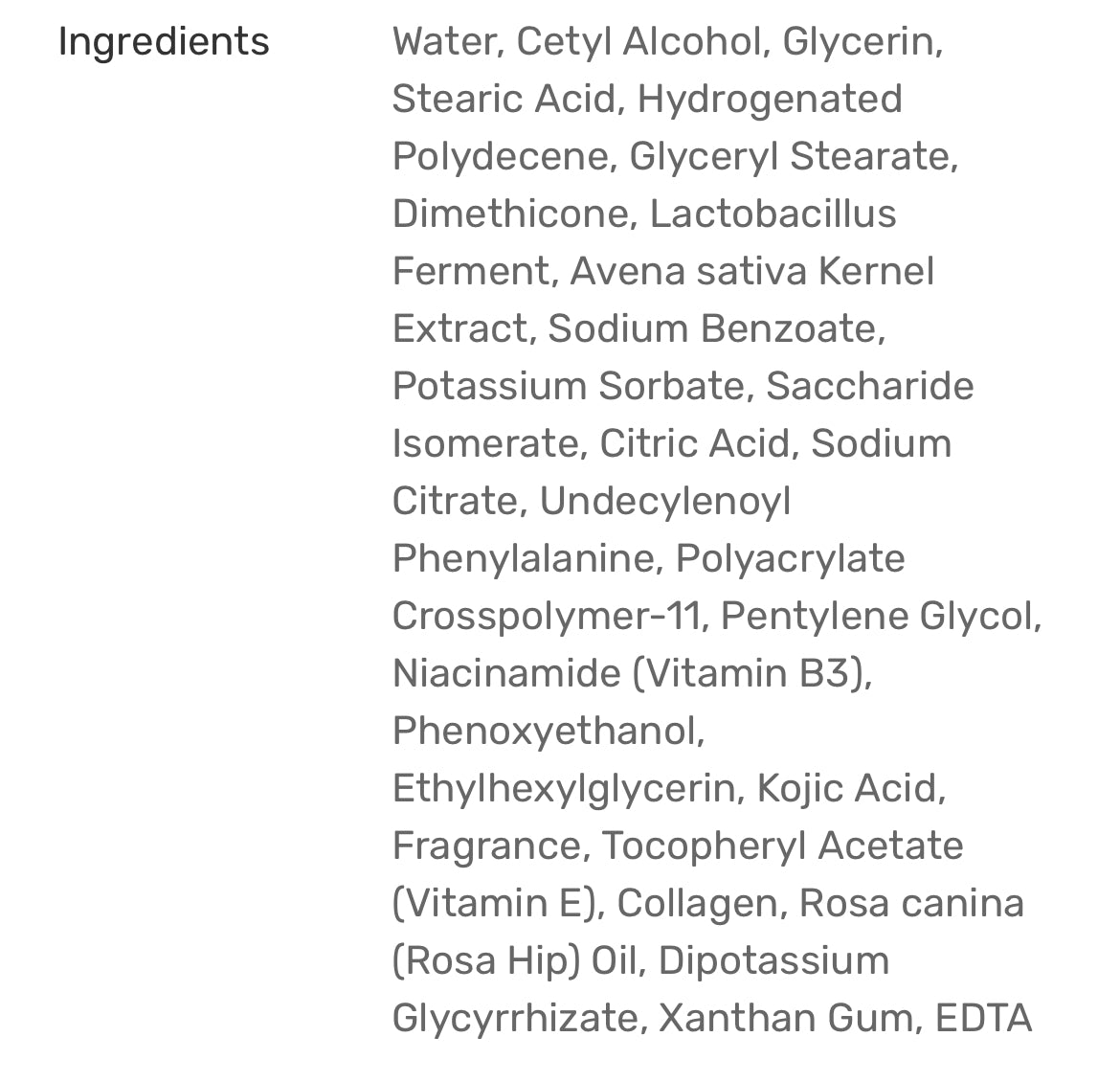 Kojie San Skin Lightening Face Cream 30g